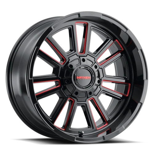 Apollo_8115_Gloss_Black_Prism-Red-Milled_0001 Velg Mobil Mayhem Apollo 8115 - Image 1